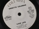 ORNETTE COLEMAN: Men Who Live In The White House / Love Life 45 (dj, Free Jazz)