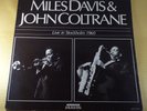 2XLP MILES DAVIS & JOHN COLTRANE  Live In Stockholm 1960 (1985 ) DRLP 90/91 Mono