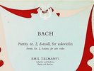 TONO LPA 34002 - TELMANYI - BACH PARTITA NR. 2 FOR SOLO VIOLIN - ORIG. DANISH NM