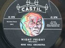 HEAR Rene Hall 45 Night Fright/Turf CASTIL NM popcorn halloween R&B tittyshaker
