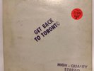 THE BEATLES - GET BACK TO TORONTO LP UNOFFICIAL RELEASE STUDIO OUT-TAKES EX
