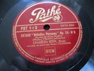 RARE RUSSIA 78rpm CHARLES SOIX ANDRE TOURNIER ANTON RUBINSTEIN PATHE PDT 112