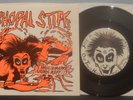 BHOPAL STIFFS 1987 CHICAGO PUNK 45 W/PS & INSERT ONE TRACK HEAD VG+/NM NR
