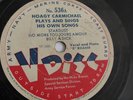 V-Disc 78rpm 12-inch EP V-Disc #536 Hoagy Carmichael sings Stardust