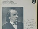 BRAHMS Hungarian Dances/Variations-Fugue GOROG Signed copy CALLIOPE CAL.1626 LP