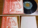 RARE French SP JUKE BOX 45t BIEM (7') FRANCE GALL (Serge Gainsbourg 1965)