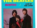 The Beatles US 45 PRO-1102 Memphis / Love Of The Loved w/ PS  Green Vinyl