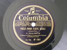 Marcel Moyse Bach Ibert Flute Sonata French Columbia 10