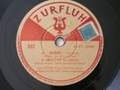 Sylvie Zurfluh Harp and Flute Rare French 78 RPM Label Zurfluh