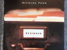 MICHAEL PENN - Resigned LP original Promo EX/EX 1997 Powerpop Aimee Mann RARE
