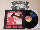 METALLICA - KILL EM ALL LP ORIGINAL UK PRESS 1983 TOP ZUSTAND EX/NM THRASH METAL