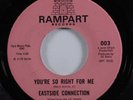 70s Disco Soul 45 EASTSIDE CONNECTION You're So Right For Me RAMPART VG+ HEAR