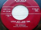 KODOKS doo-wop 45 LITTLE BOY AND GIRL on original FURY b/w TEENAGERS DREAM D1056