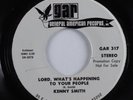 Crossover Soul 45 KENNY SMITH Lord, What's Happening To GAR promo HEAR