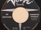 THE QUOTATIONS SUMMERTIME GOODBYES - SEE YOU IN SEPTEMBER VERVE RECORDS DOO WOP
