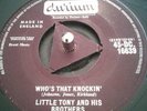 Little Tony And His Brothers ?– Who's That Knocking Vinyl 7