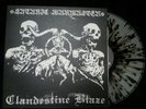SATANIC WARMASTER / CLANDESTINE BLAZE LP Northern Heritage Horna Sargeist