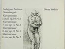DIETER ZECHLIN BEETHOVEN PIANO SONATAS OP 10,14 ETERNA ED.1 STEREO 825952 NM