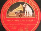 Busch+Serkin. Brahms (Violin sonata op. 100). HMV DB 1805-6 (2). NM-