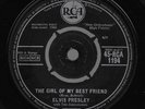 Elvis Presley A Mess of Blues/The Girl of My Best Friend RCA 1194 1960 GB