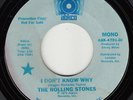ROLLING STONES - Abkco 4701 - I Don't Know Why - 1975 ROCK PROMO 45 VG++