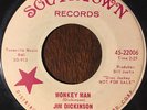 JIM DICKINSON Monkey Man/Shake Em WILD MEMPHIS GARAGE ROCKABILLY DJ 45 *hear*