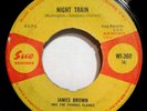 rare James Brown & The Famous Flames Night Train 1964  SUE UK  WI-360  funk 45