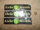 3 THE BEATLES 'A IS FOR APPLE' PROMO APPLE RECORDS STICKERS 1960'S 1970'S?