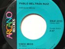 PABLO BELTRAN RUIZ COCO SECO / EL MOSQUITO 45 HEAR LATIN JAZZ