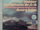 B832 MAHLER SYMPHONIES 5 & 6 SOLTI 3 x LP DECCA STEREO
