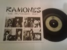 RAMONES / BLITZKRIEG BOP [ 1st Press ] GREEN  LABELS REPRO Picture Sleeve  7