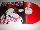 The Exploited On Stage U.K. Import Red Vinyl Lp, Excellent