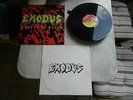 Exodus bonded by blood Vinyl  lp 1989 with 2 live bonus tracks +1EX INSERT ORIGI