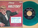 JOHNNY HALLYDAY EP RETIENS LA NUIT ESPAGNE GREEN VINYL