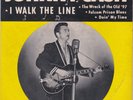 JOHNNY CASH EP - ON SUN - I WALK THE LINE - WITH PICTURE COVER