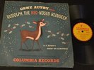 CHRISTMAS 78 & SLEEVE Gene Autry Columbia MJV 56 Rudolph the Red Nosed Reindeer