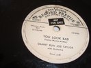 DANNY RUN JOE TAYLOR- RCA VICTOR VINYL 78 RPM- YOU LOOK BAD/ GATOR TAIL- LISTEN