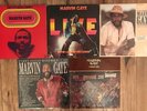 Marvin Gaye 5 Vinyl Record Album Lot:  I Want You, Live & Anthology