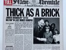 Jethro Tull Thick As A Brick Rock CHRYSALIS 1972 PV41003 NMINT