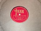 Vintage 78 rpm record The Bright Fiery Cross by 100% Americans kkk records 1924