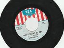 Buckinghams  on USA 844 - - Don't Want To Cry - Their best   first issue