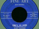 BUDDY SUMMERS & TRAIL BLAZERS She's So Kind / Cloud Burst 45rpm Fine Art 1961