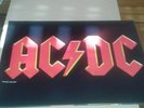 ac/dc program tour 1984 flick of the switch rare poster mint