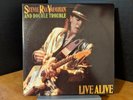 STEVIE RAY VAUGHAN - LIVE ALIVE  Vinyl 2LP Texas Blues Stratocaster  Guitar  VG+