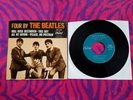 The Beatles FOUR BY THE BEATLES EP 45 record, Capitol 1964 picture sleeve, nice