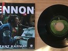 RARE FRENCH SP THE BEATLES JOHN LENNON INSTANT KARMA - WHO HAS SEEN THE WIND