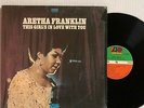 Aretha Franklin THIS GIRL'S IN LOVE WITH YOU Atlantic SD 8248 Shrink VG