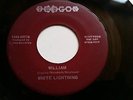 1969 MN Rock 45 WHITE LIGHTNING William/ Of Paupers And Poets LITTER VG++ to M-