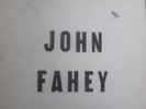 Rare John Fahey	Blind Joe Death Limited pressing LP	c1002