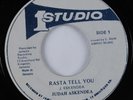 Reggae 45 JUDAH ASKENDEA Rasta Tell You 1 STUDIO VG+ re-issue HEAR